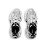Men’s Track Sneaker in Silver/white/black - Image 6